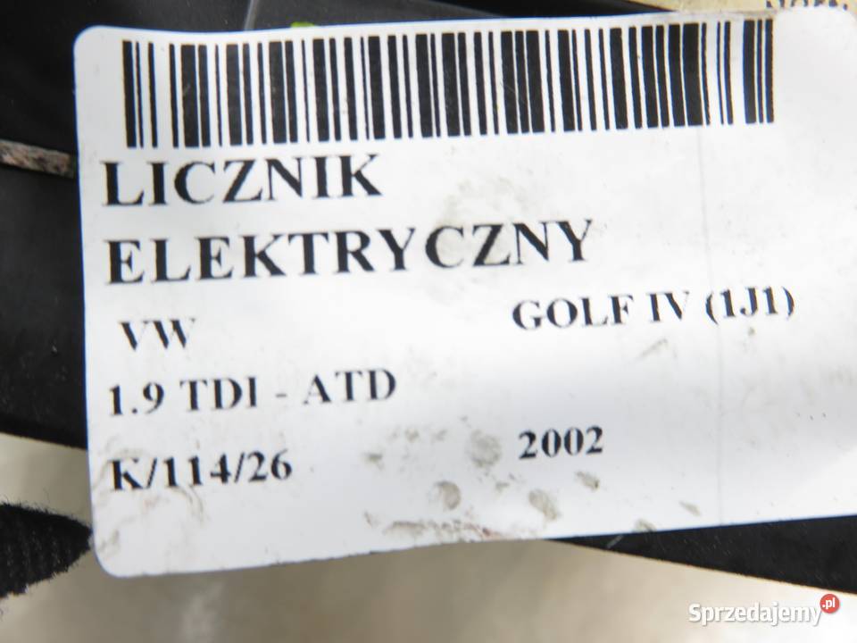 LICZNIK VW GOLF IV 1J1 19 TDI PD 101 ATD