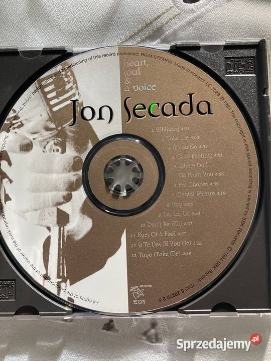 Płyta CD Jon Secada Heart Soul A Voice Lata 90 śląskie