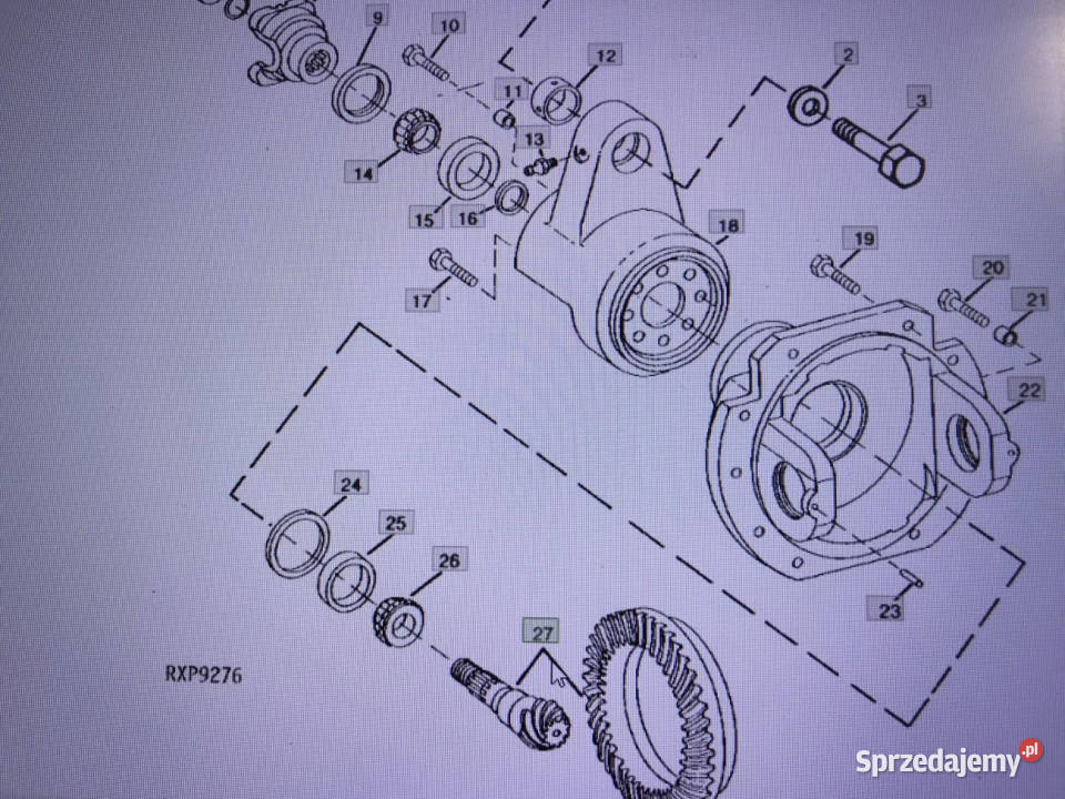John Deere RE42611przekładnia zębata Jastrzębniki