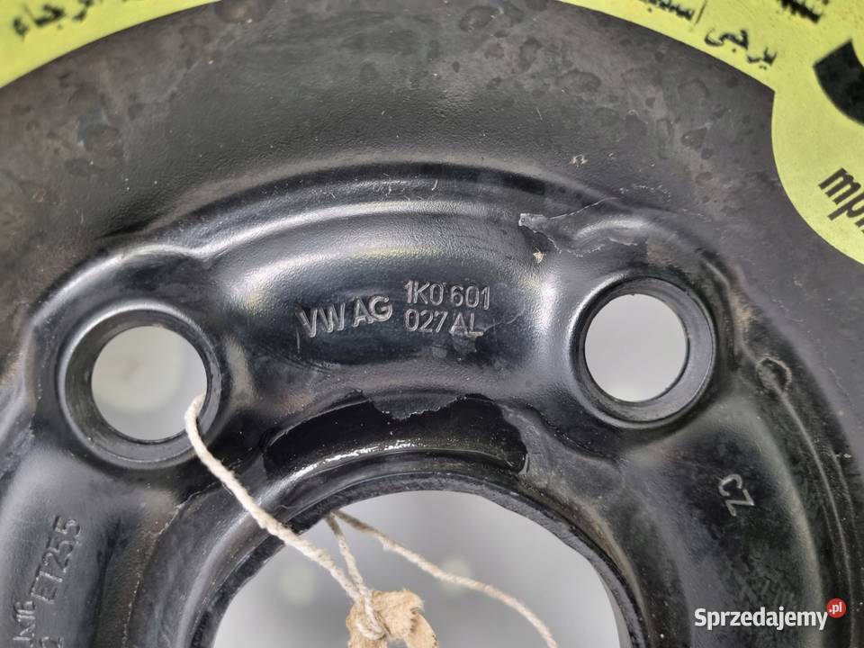 KOŁO DOJAZDOWE Audi Seat Vw Golf VI 12585 R16 Chełm