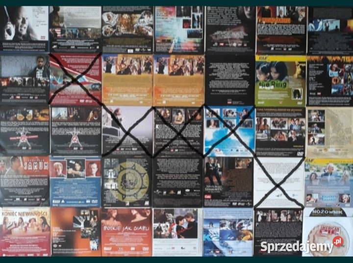 Kinowe filmy DVD płyty 1 sztuki kosztuje 2 mazowieckie sprzedam