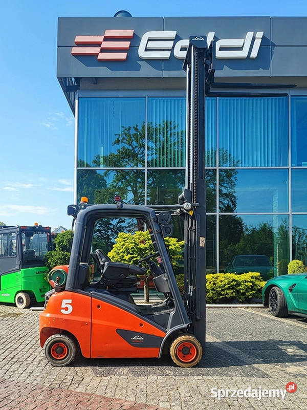 Wózek widłowy Linde H20T01 duplex 385 m LPG 2 Kęty
