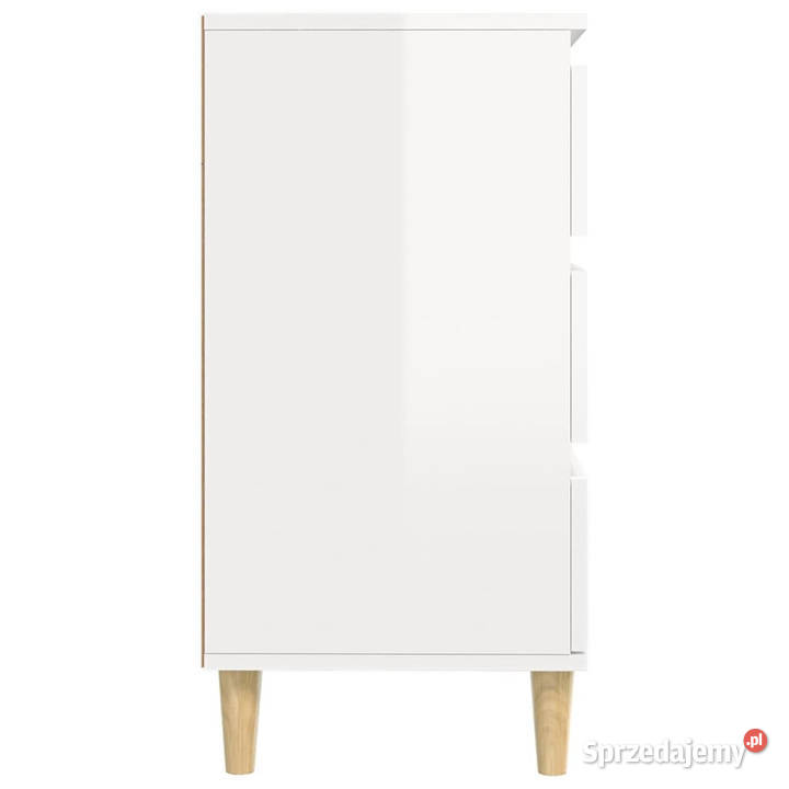 Komoda biała z połyskiem 60x35x70 materiał mazowieckie Warszawa