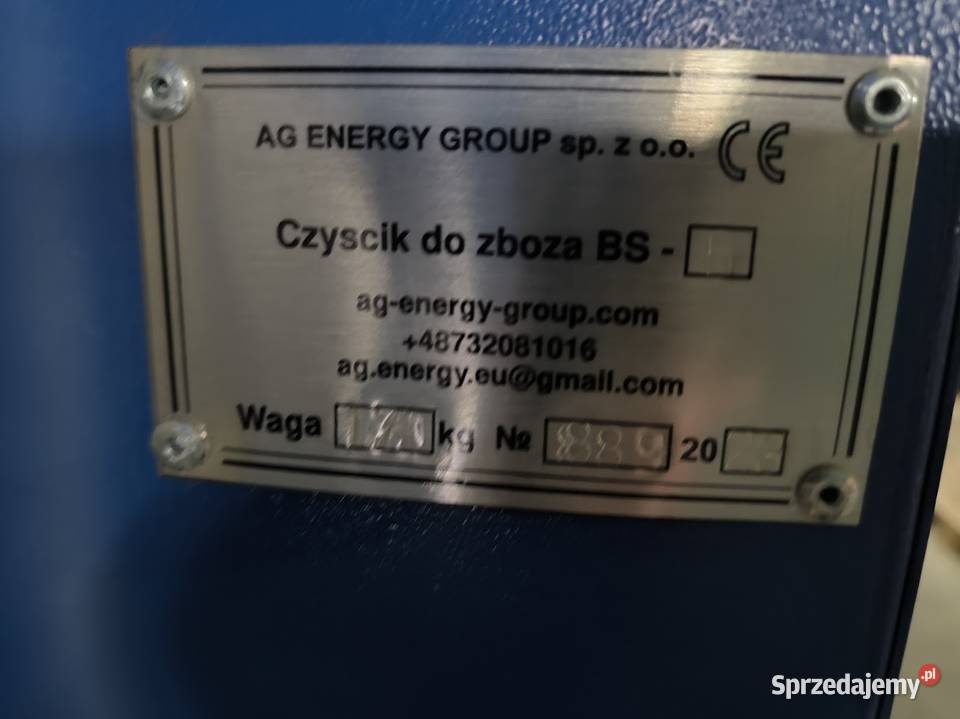 Separator bębnowy BS5 oczyszczacz do zboża Myślenice