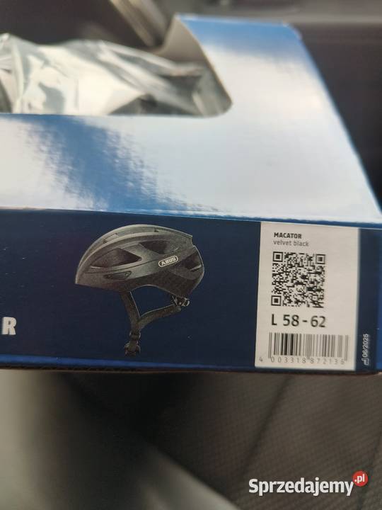 Kask rowerowy ABUS czarny rozmiar L Rzeszów sprzedam