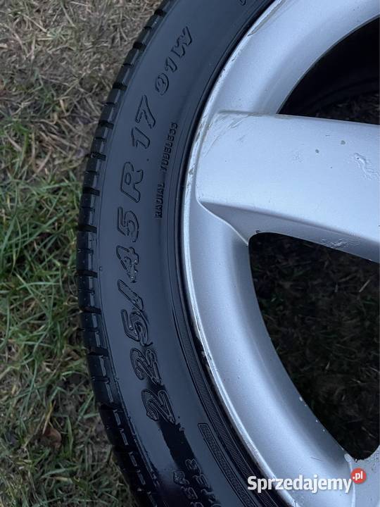 FELGI R17 5108 PEUGEOT 7JX17CH548 Z OPONAMI aluminiowe Rutki-Kossaki