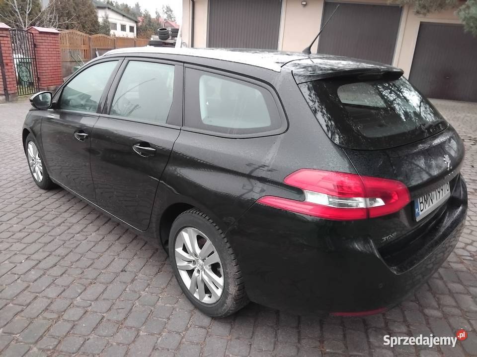 Peugeot 308 16hdi 120 2017r salonowy wspomaganie kierownicy Białystok