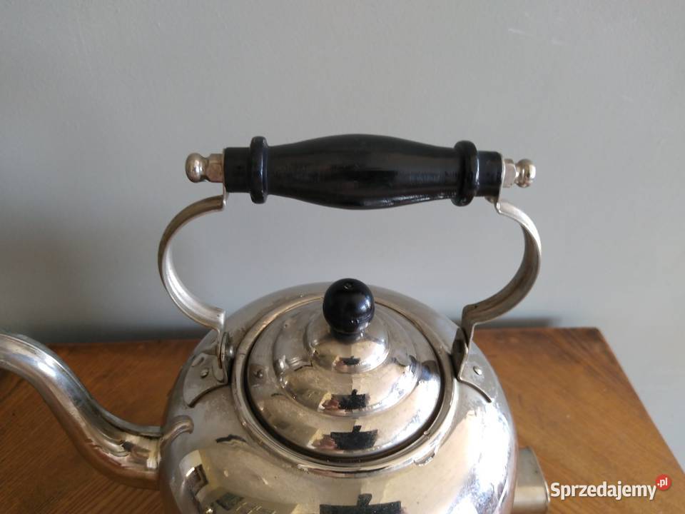 Czajnik elektryczny niklowany vintage PRL