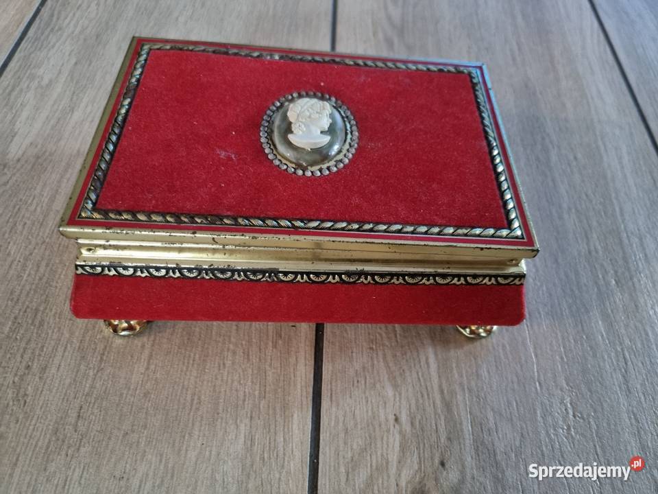 Szkatułka pudełko metalowe Angielskie Antyki Wola Podłężna