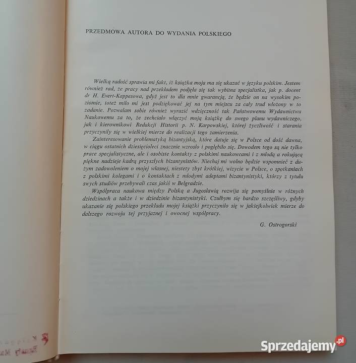 Georg Ostrogorski Dzieje Bizancjum PWN 1967 r Koźminek