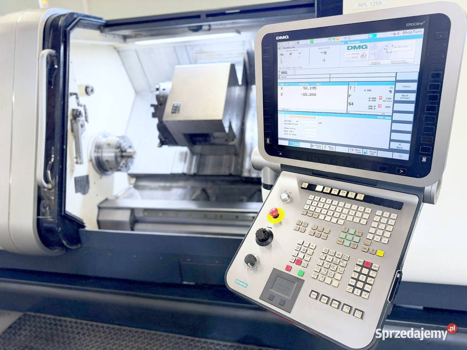 Tokarka CNC DMG NEF 600 2012 r nowe wrzeciono oś lubuskie Zabór