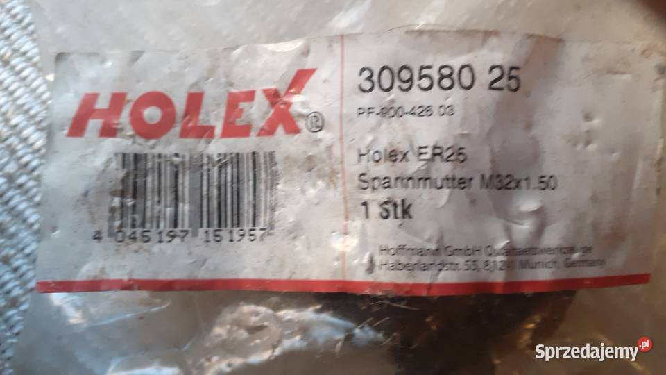 oprawka zaciskowa holex zapasowa nakrętka