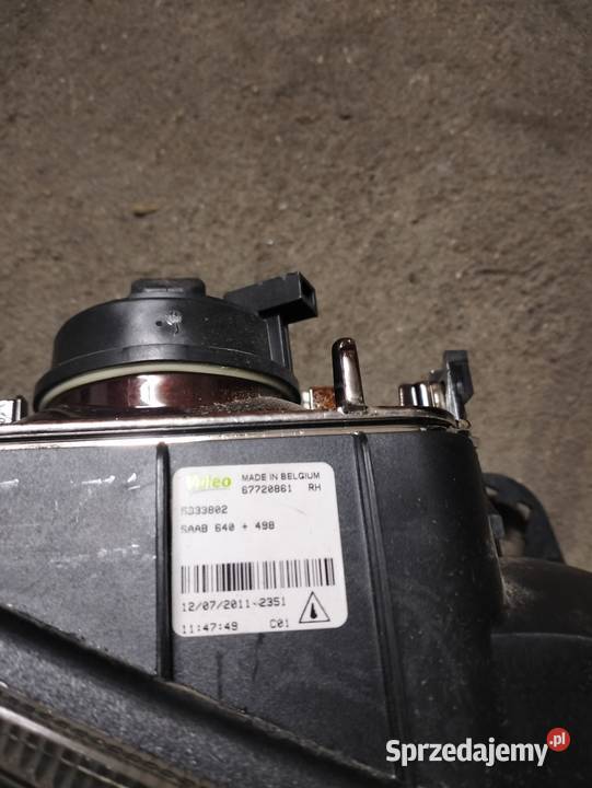 Halogen Saab 93 95 Lampy przeciwmgielne