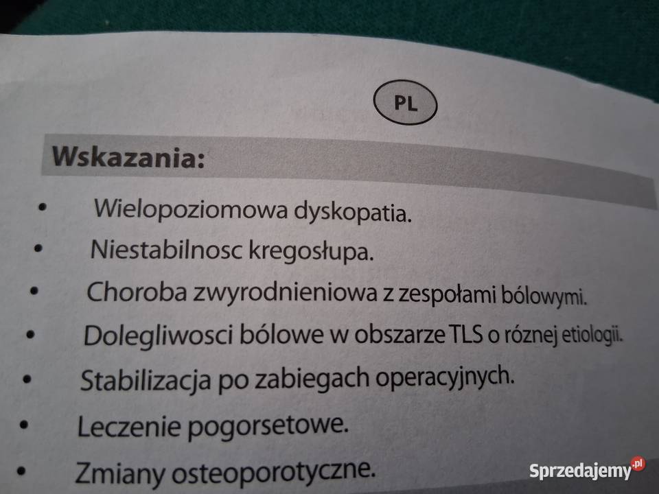 Pas lędźwiowy Qmed rozmiar M Nowy Targ