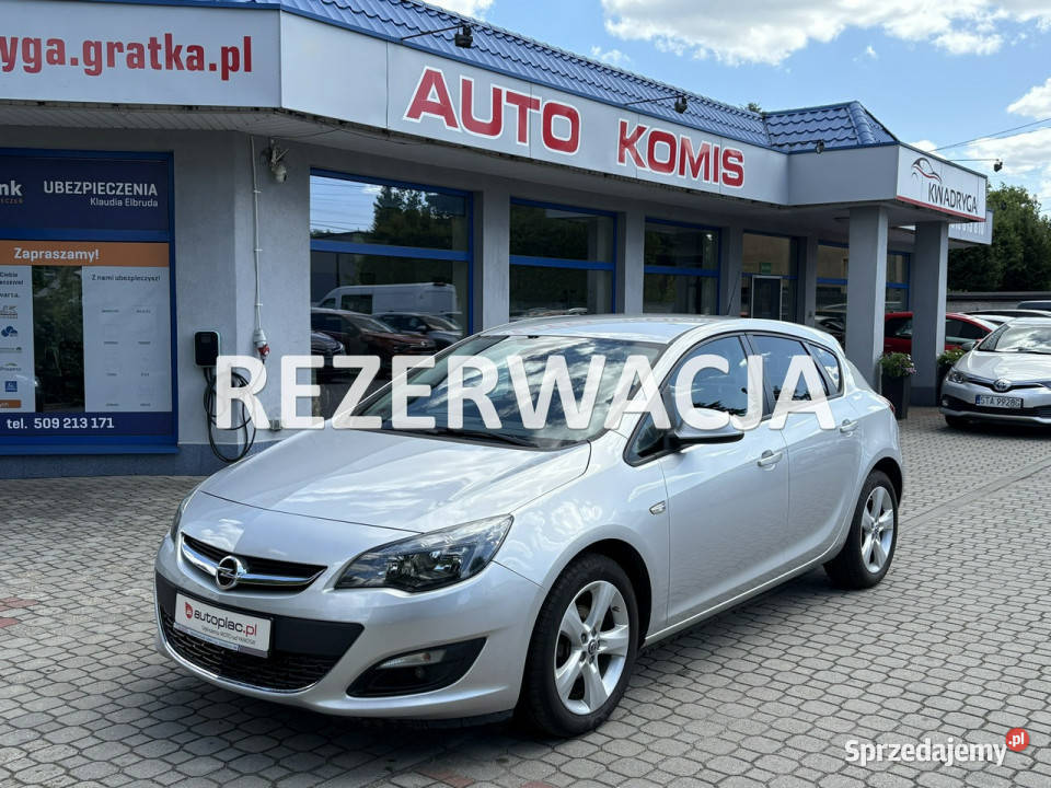 Opel Astra Rezerwacja J 20092019 podgrzewane fotele Tarnowskie Góry