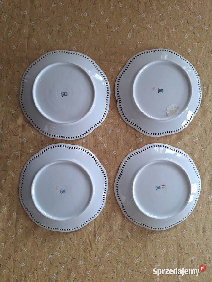 Talerze ażurowe dekoracyjne BAVARIA Schumann Gdańsk