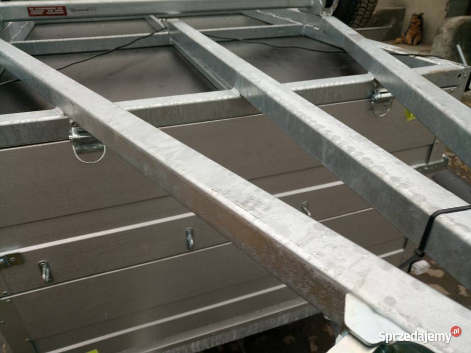 300x130 Przyczepa samochodowa Przyczepka Rydwan pełny VAT Burtowe i plandeki Września