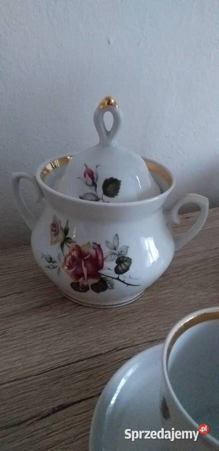 Zestaw porcelanowy prl