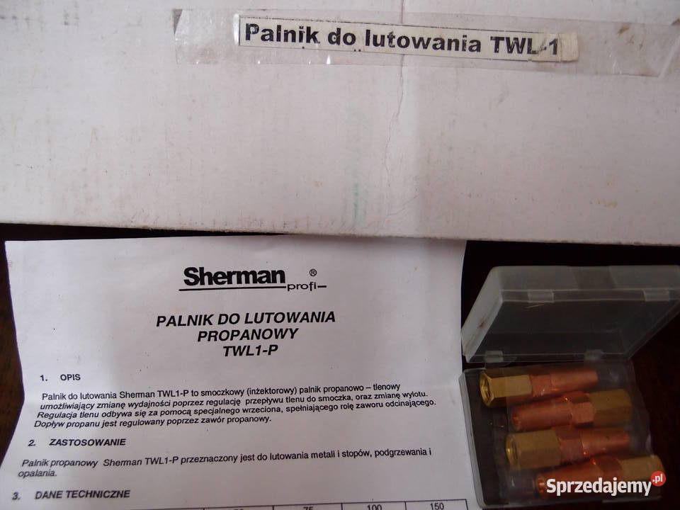 Lutownica miniaturowa 25W 220V palnik propanowy Łódź