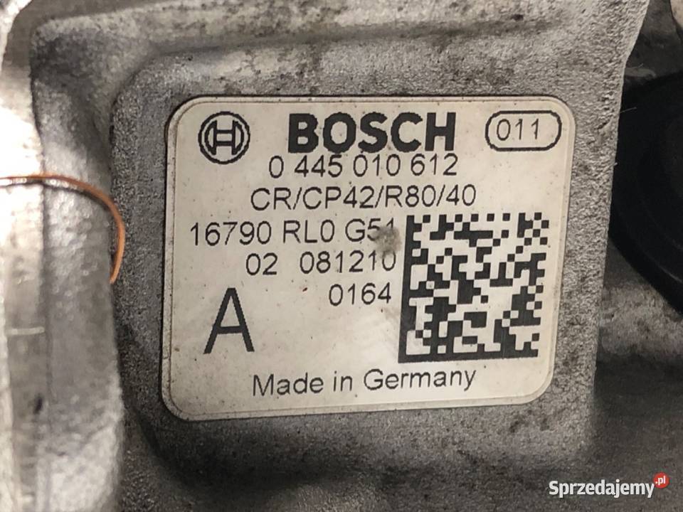 POMPA WTRYSKOWA HONDA ACCORD VIII 0445010612 22 osobowe Części samochodowe