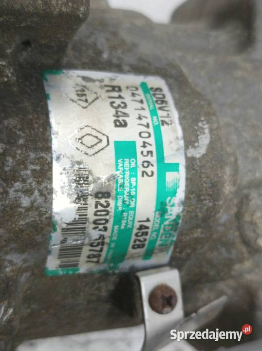 SPRĘŻARKA KLIMATYZACJI 8200365787 14 16V Renault świętokrzyskie