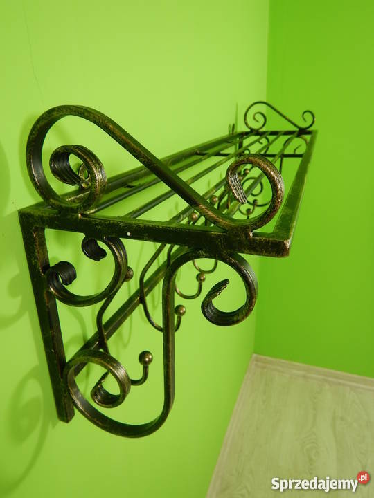 Wieszak kuty metaloplastyka ozdobne Szafy, regały, półki małopolskie Olkusz