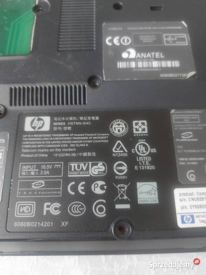 HP LAPTOP COMPAQ NX7400 NA CZESCI Nowy Sącz sprzedam