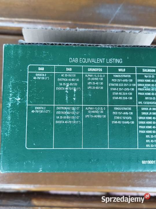 Nowa pompa obiegowa energooszczędna DabEvosta2 Świdnica