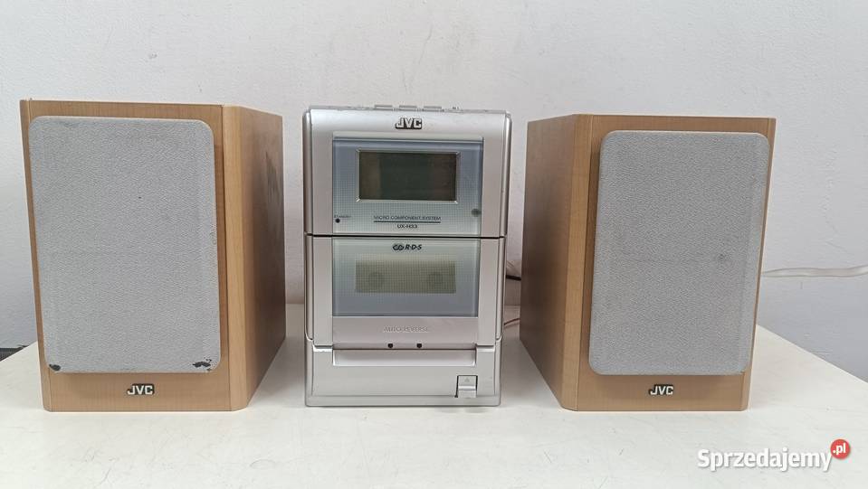 JVC CAUXH33 Wieżyczka stereo bez pilota kolumny Poznań