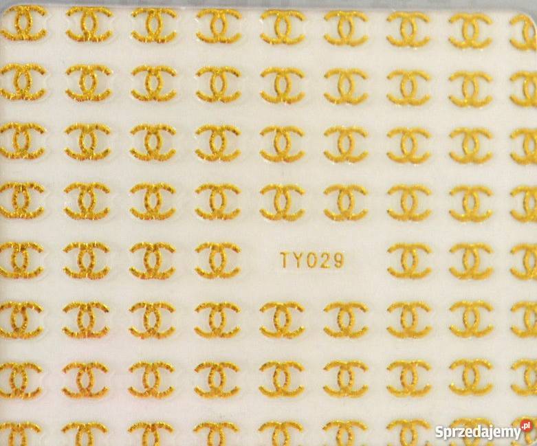 Chanel naklejki na paznokcie 3 D Leszno