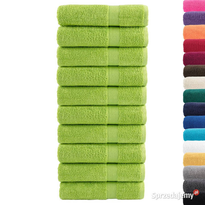 Ręczniki premium SOLUND 10 zielone 70x140 600 g Warszawa sprzedam