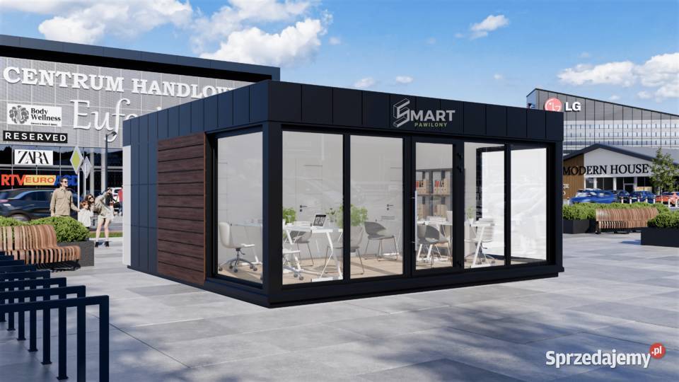 Pawilon Modułowy Biurowy Handlowy Usługowy 36m2 Gliwice