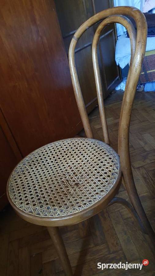 Krzesła gięte 4 sztuki stare vintage Warszawa