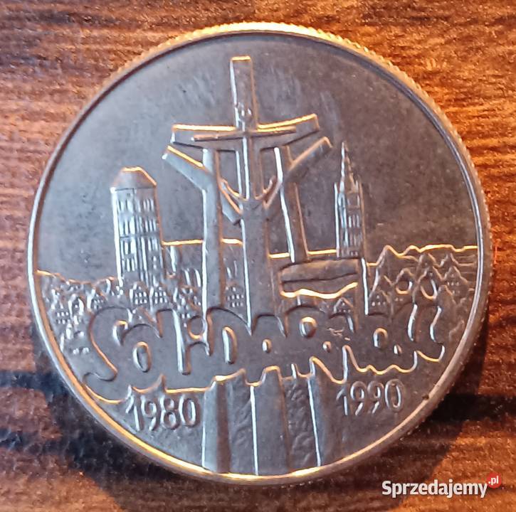Moneta Solidarność 10000 10 lat 19801990 1990