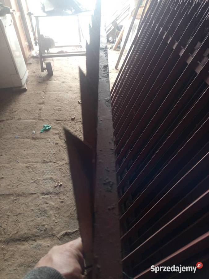 Przęsła ogrodzeniowe grube solidne metal Łaszczów