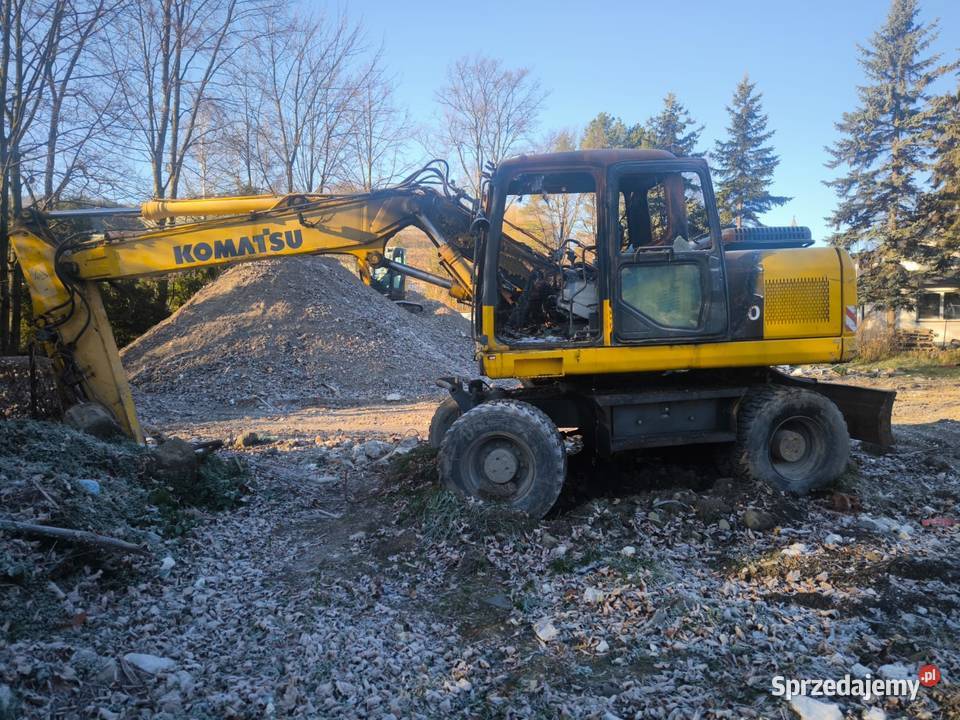 Koparka kołowa komatsu PW 1607 Wągrowiec