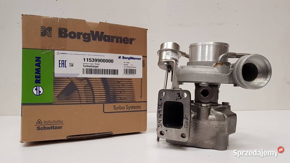 Turbosprężarka BorgWarner KKK Reman 11539900000 Siedlce sprzedam