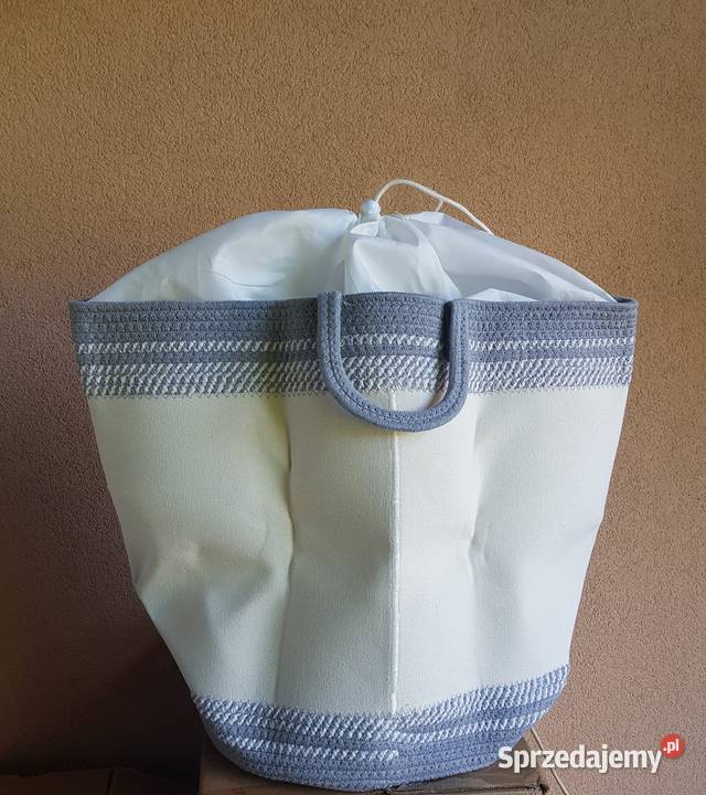 Songmics Bawełniany kosz na pranie 60 L Golina