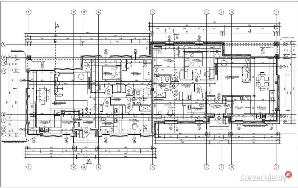 Działka budowlana z projektem i fundamentami 30m