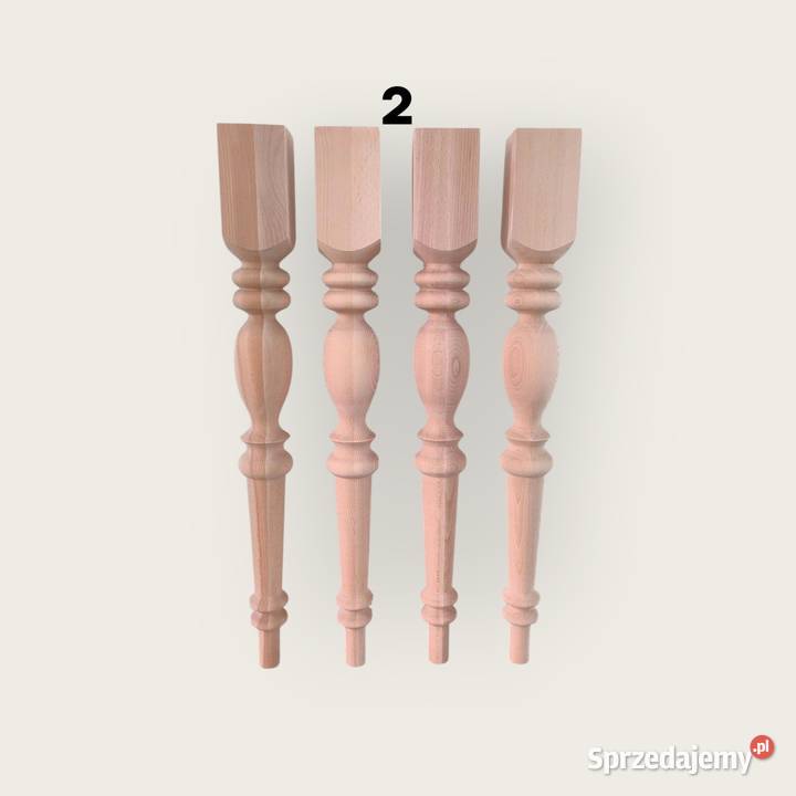 noga stołowa nogi buk bukowe toczone 75 stół Bolesławiec