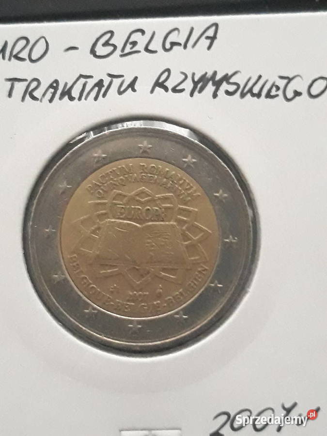 2 Euro Belgia 2007 r50 rTraktatu Rzymskiego wielkopolskie Konin