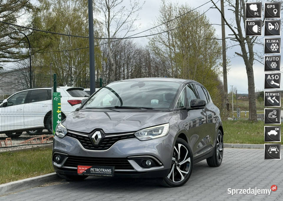 Renault Scenic 17 150 FULL LED Nawigacja Kamera serwisowany w ASO Scenic Mrągowo