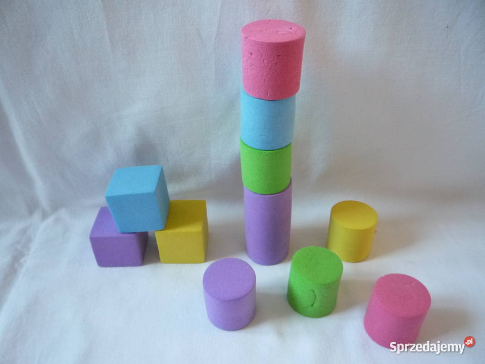 Klocki piankowe lekkie 32 sztuki Zabawki sprzedam