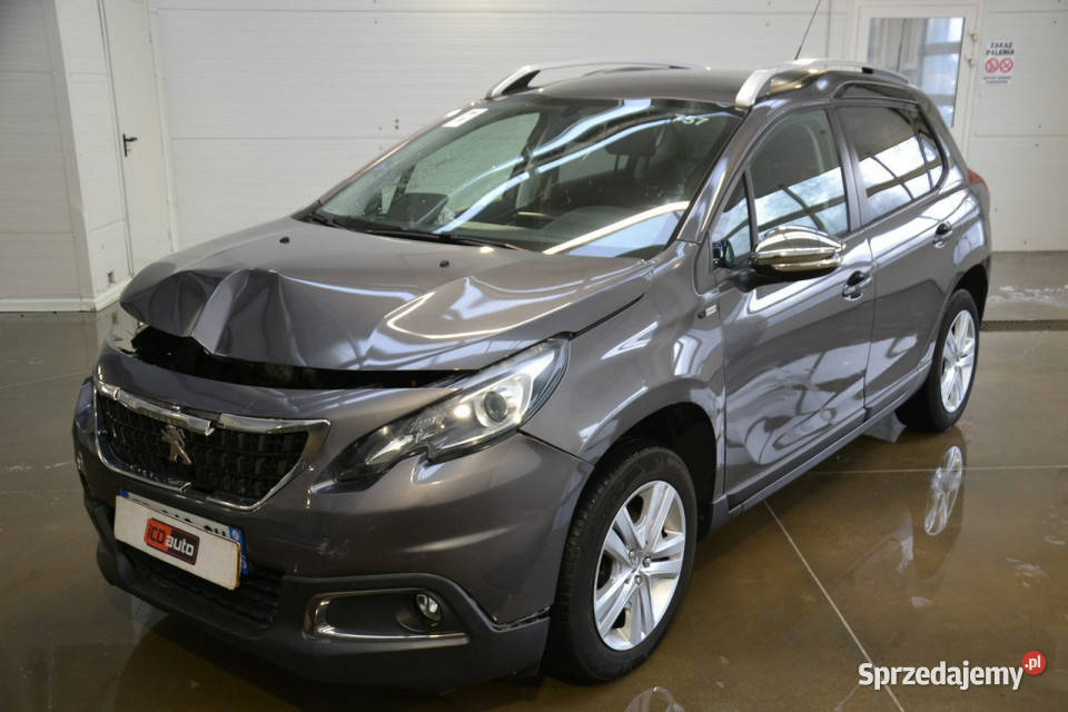 Peugeot 2008 NISKI PRZEBIEG 12 benzyna 110 ledy uszkodzony Kęty
