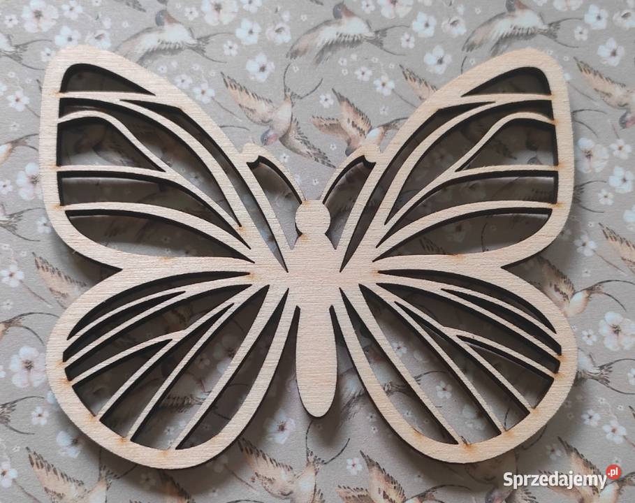Drewniany Motyl Sklejka Scrapbooking Decoupage Tczew