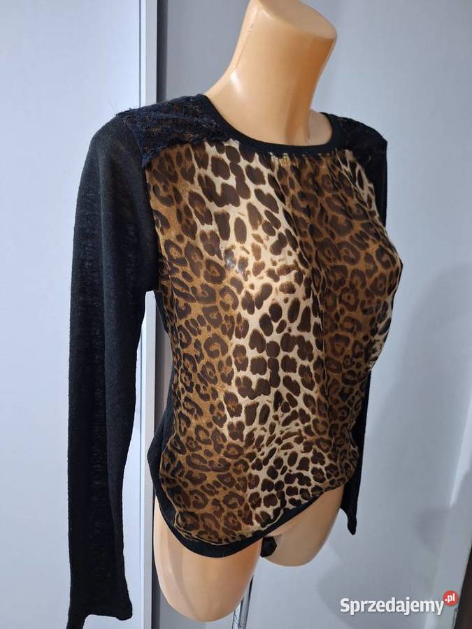 M Bluzka panterka zwiewna super wyglada Panterka warmińsko-mazurskie Braniewo
