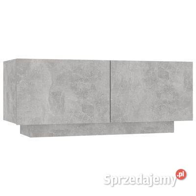 vidaXL Szafka pod TV, szarość betonu, 100x35x40 cm, płyta wi