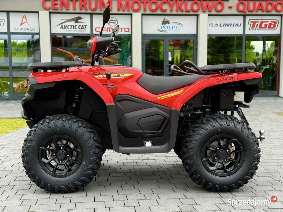 QUAD CFMOTO CFORCE CF MOTO 520S EPS EFI WERSJA czerwony Głogoczów
