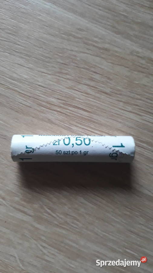 50 X 1 Grosz 2006 rmennicza rolka bankowa wielkopolskie sprzedam
