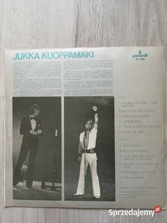 Jukka Kuoppamki Take My Heart Pronit LP winyl